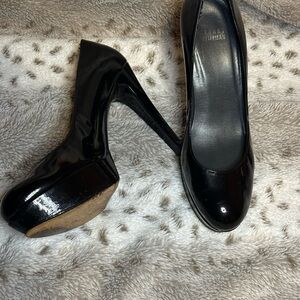 Stuart Weitzman Black Platform Heels